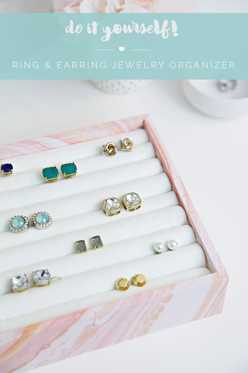 DIY Ring & Earring Jewelry Organizer -   diy Jewelry unique