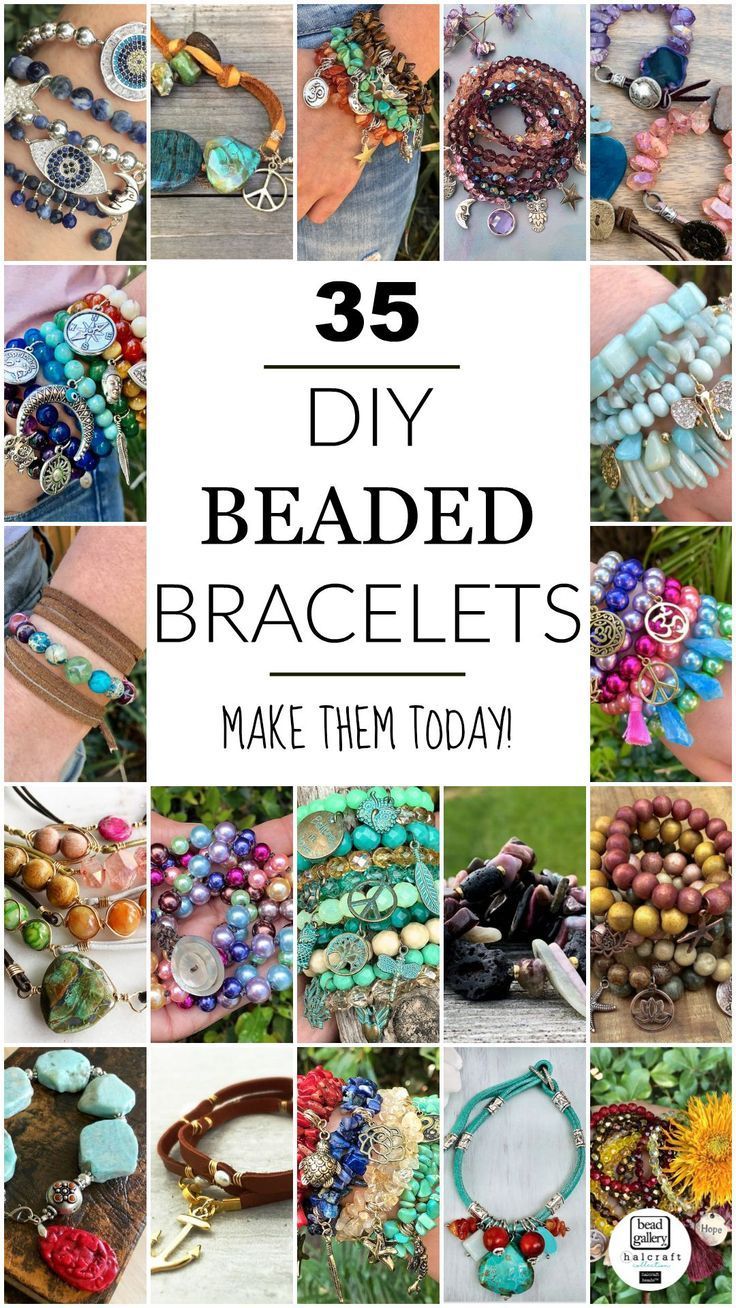 35 Beautiful DIY Bracelets - Free instructions! -   diy Jewelry unique