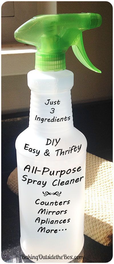 DIY All Purpose Spray Cleaner -   diy Kitchen cleaner