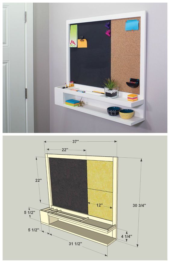 Message Center -   diy Organizador casa