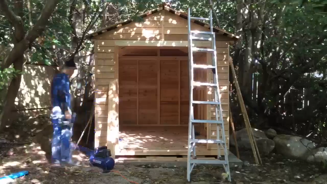 DIY Rancher Large Shed Kits -   diy Outdoor shed