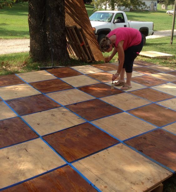 The Best Diy Outdoor Dance Floor - Home, Family, Style and Art Ideas -   diy Wedding dance floor