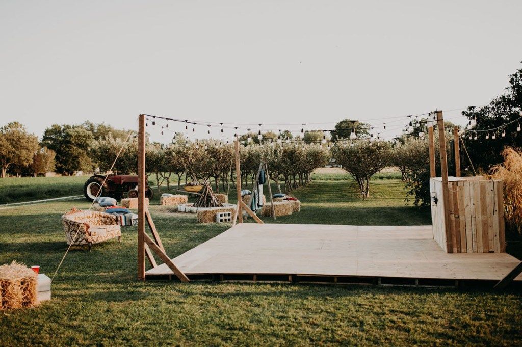 DIY Rustic + Romantic Backyard Wedding in a Greenhouse | Green Wedding Shoes -   diy Wedding dance floor