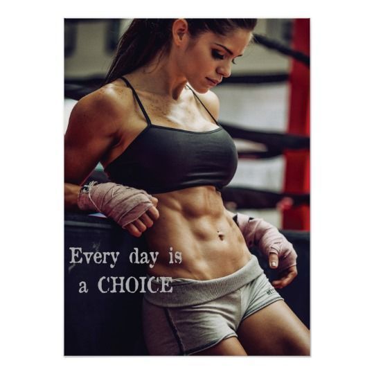 Workout Motivational Poster -   female fitness Training