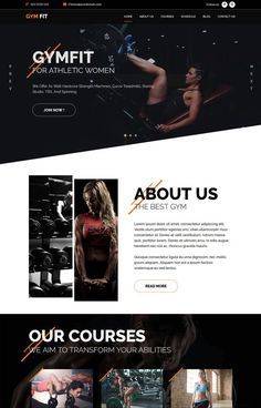 fitness Design website