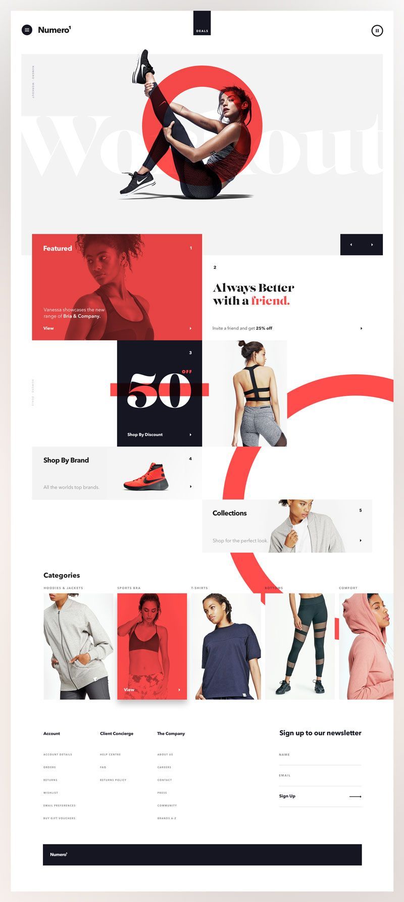 Best Website Design Inspiration for Products -   fitness Design website