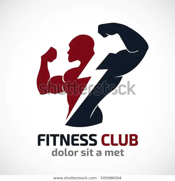 Fitness Vector Logo Design Templatedesign Gym Stock Vector (Royalty Free) 505996504 -   fitness Illustration logo