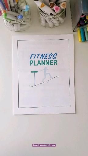 Printable FITNESS PLANNER -   fitness Planner inspiration