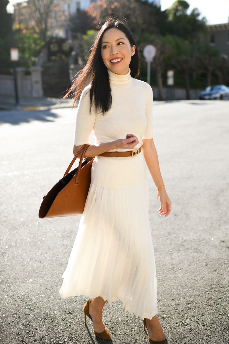9to5chic | Pleaded Skirt -   style Classic classy