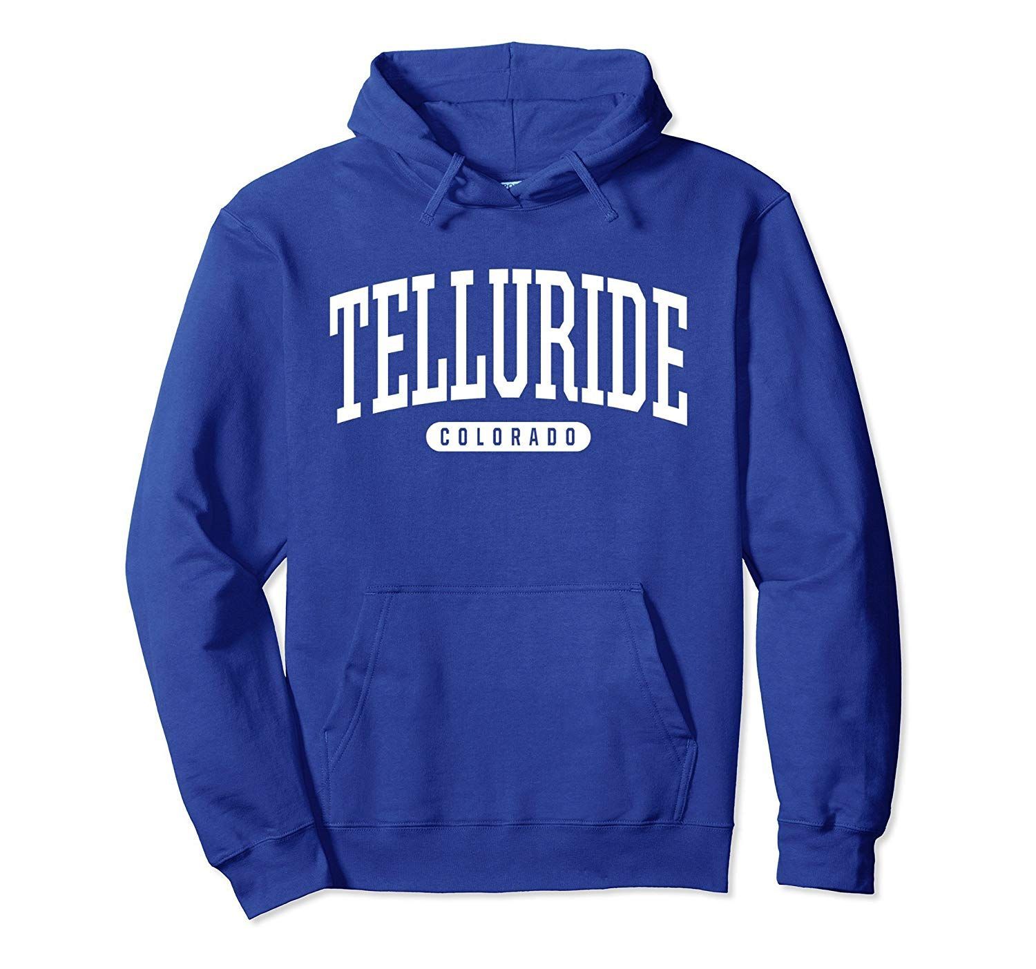 Telluride Hoodie Sweatshirt College University Style CO USA-Colonhue -   style College university