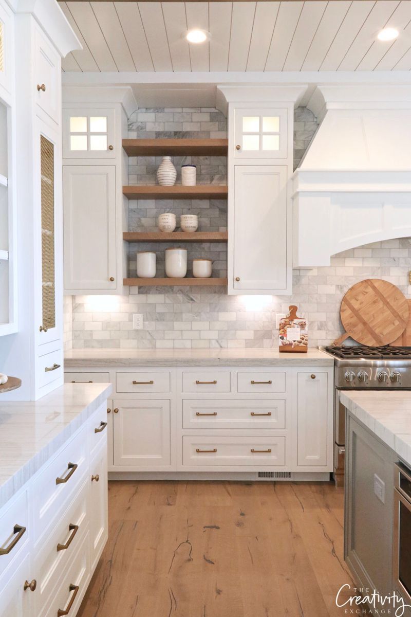 Modern European Meets Farmhouse Dream Kitchen -   style Farmhouse cuisine