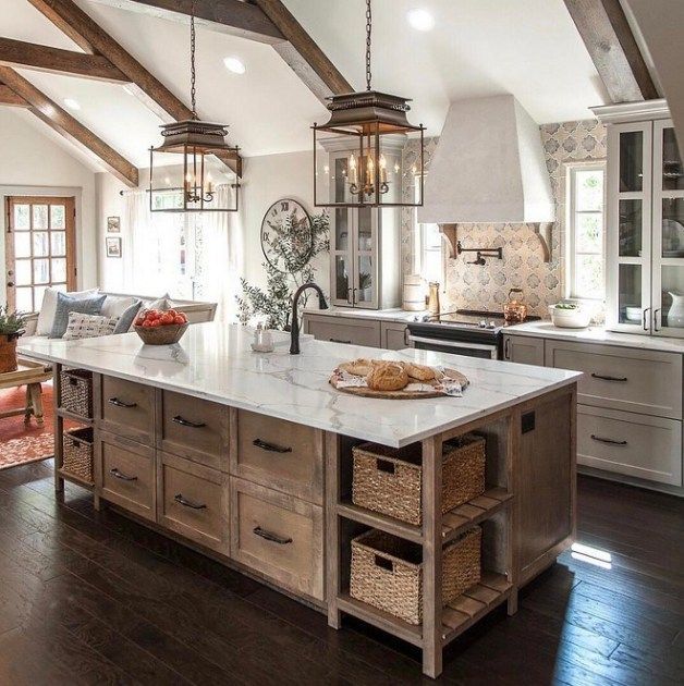 Top 5 Farmhouse Kitchen Ideas - Farmhouse Decorating Inspiration -   style Farmhouse cuisine