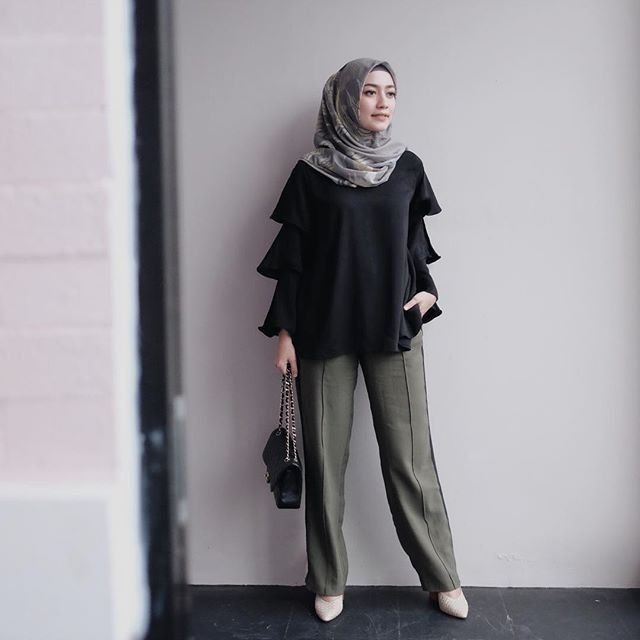 Style Hijab Casual Buat ke Kantor Paling Trendy | Lara Hijab -   style Hijab kemeja