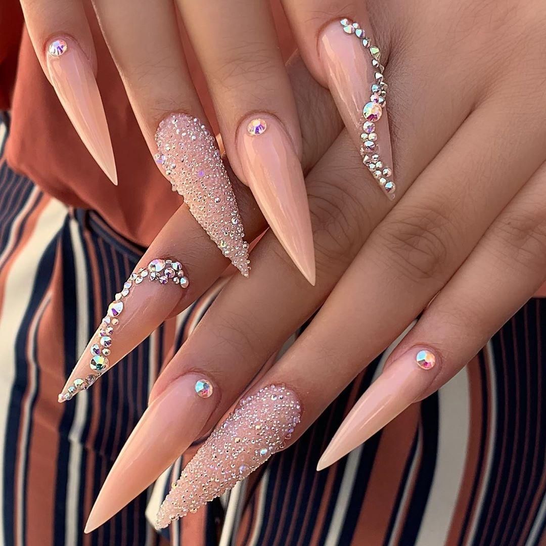 Unhas de gel -   10 beauty Nails stiletto ideas