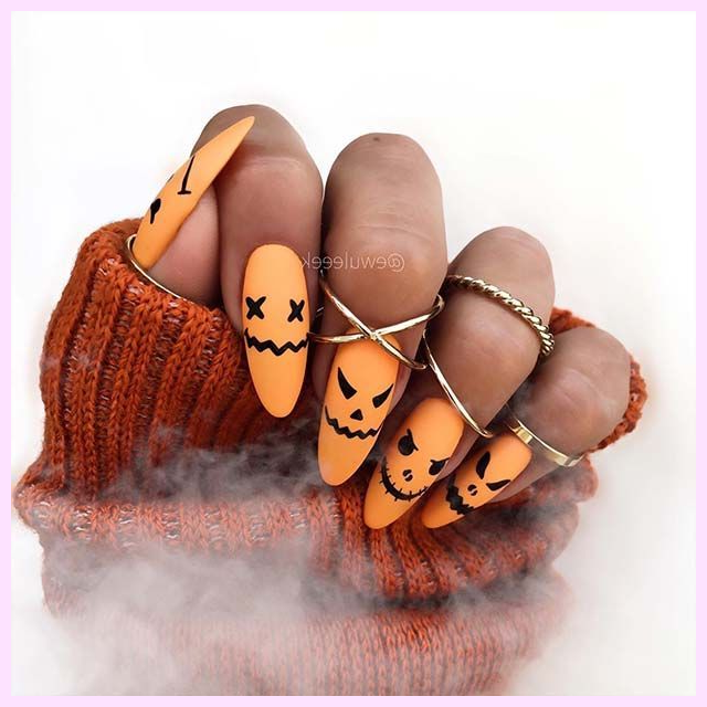 47+ Halloween Nails Easy | Halloween Nails Design | Halloween Nails Acrylic | 2020 -   14 halloween nails ideas