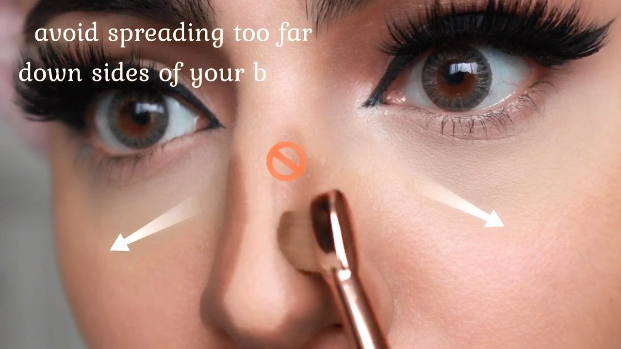 How to contour nose correctly! BEST technique. -   15 beauty Makeup hacks ideas