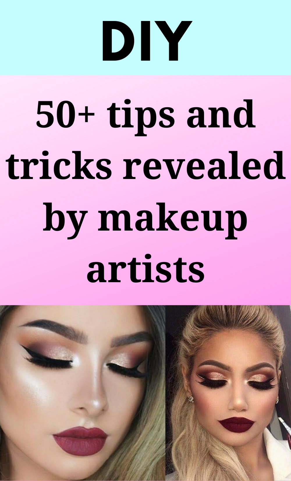 50+ tips and tricks revealed by makeup artists -   15 beauty Makeup hacks ideas