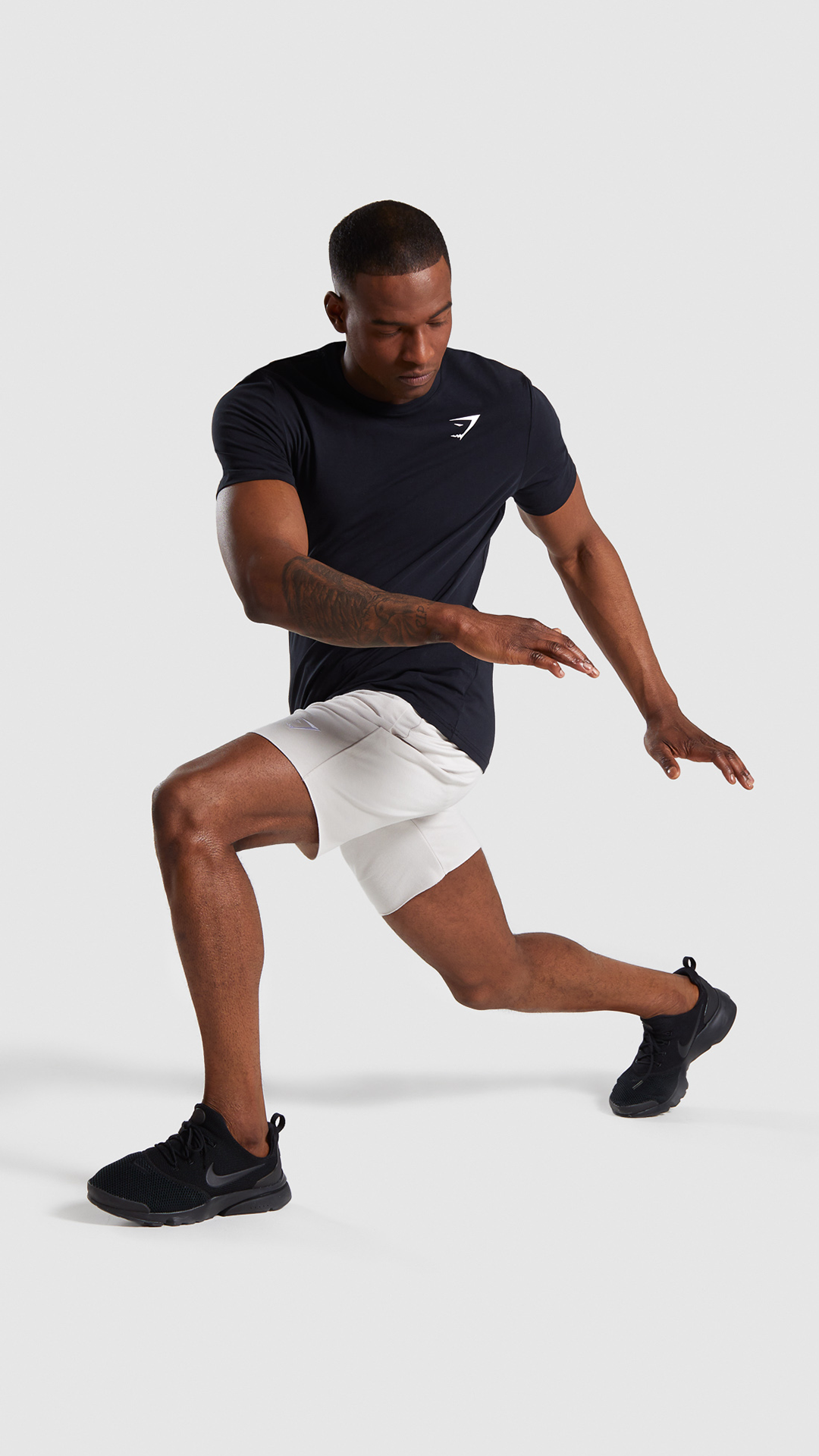 Gymshark Critical T-Shirt - Black -   15 fitness Men aesthetic ideas