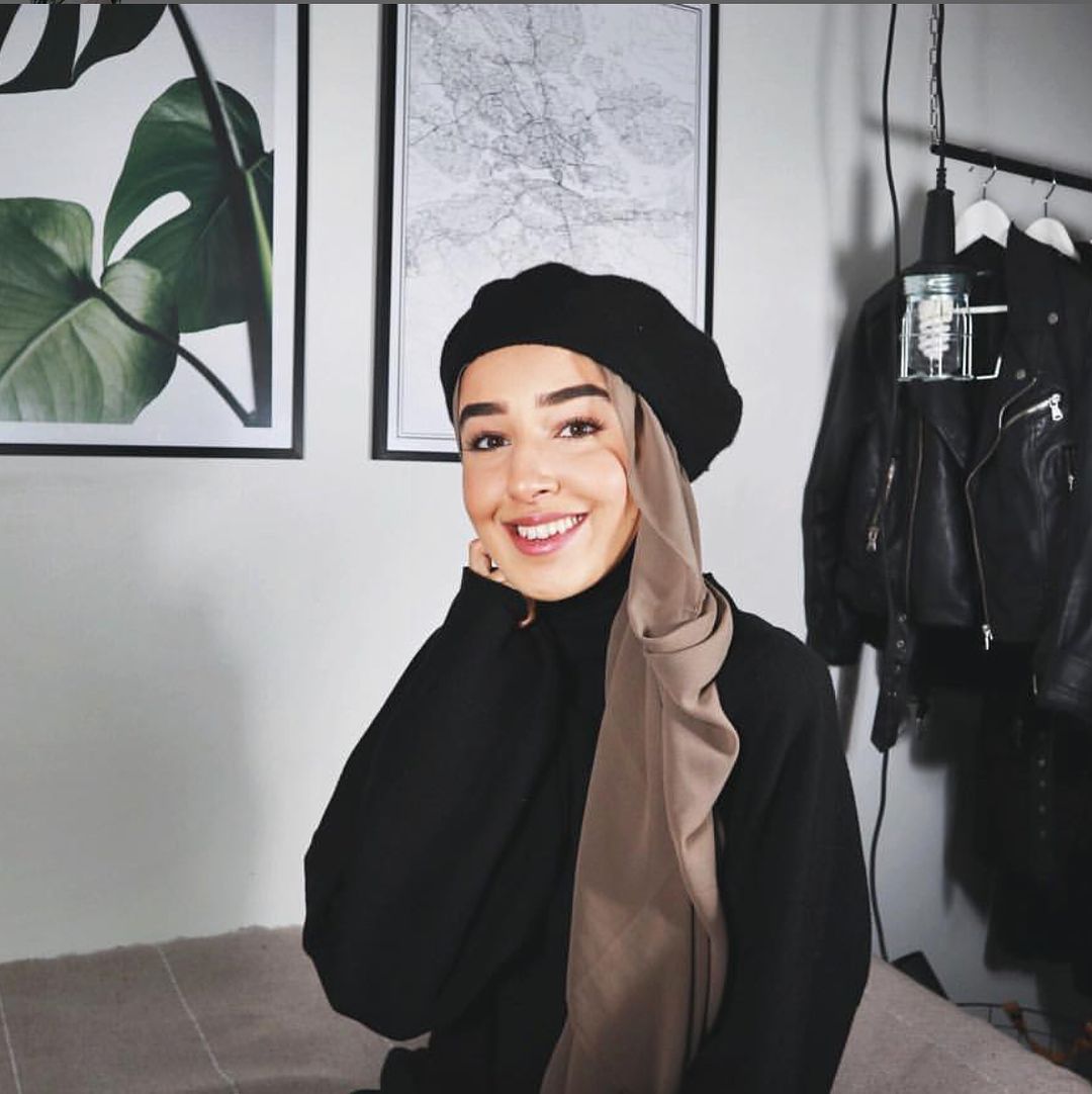 15 style Hijab topi ideas