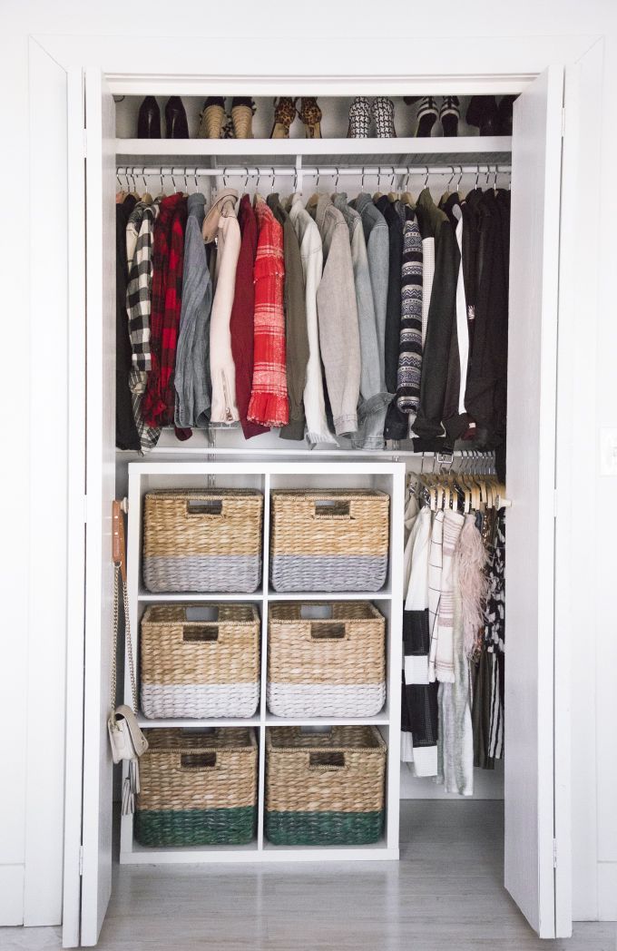 DIY ORGANIZATION | Color-Coded Closet Makeover - I SPY DIY -   16 diy Organizador dormitorio ideas