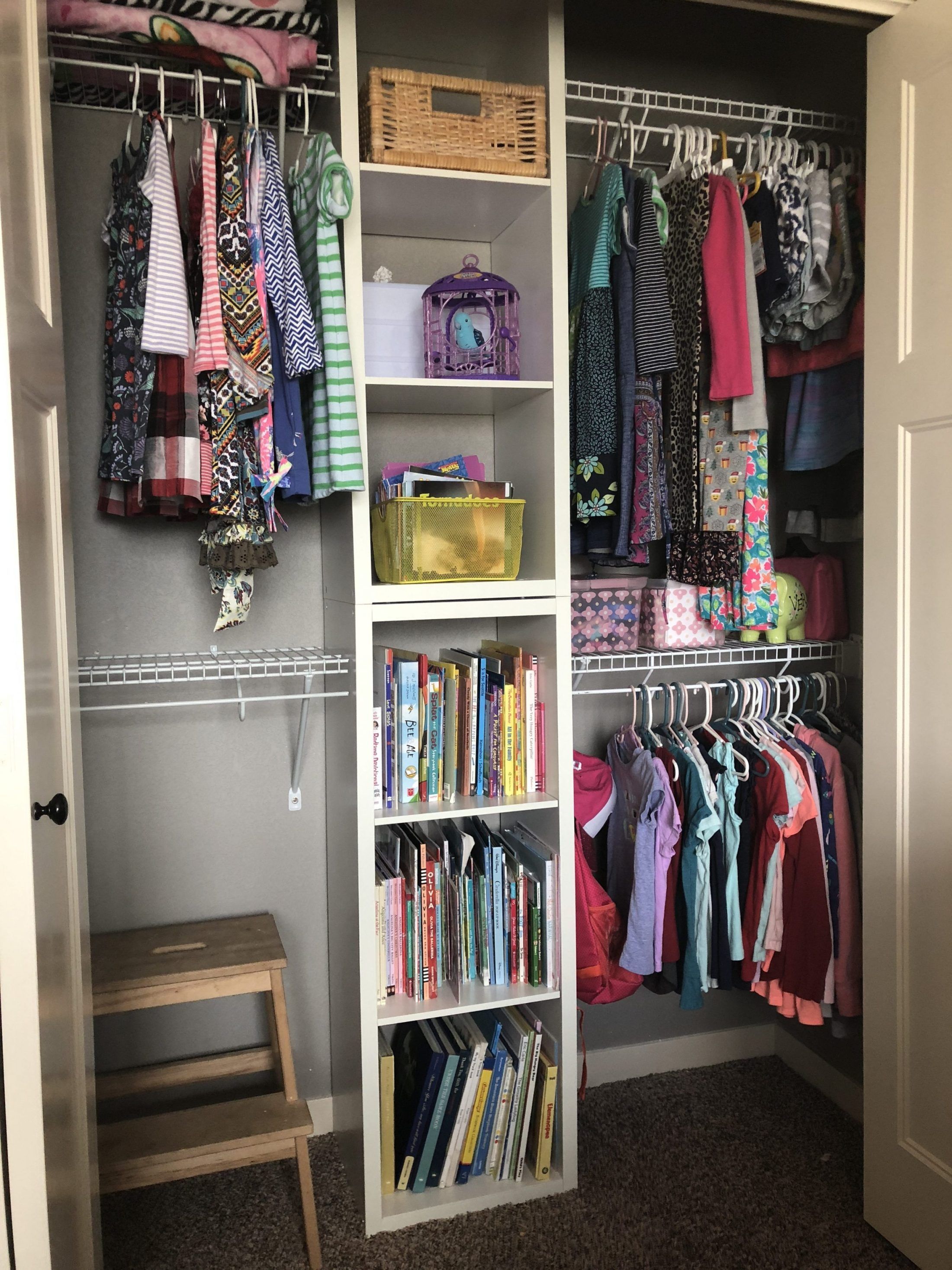 Shared Kids Closet DIY Organization System | Simple Purposeful Living -   16 diy Organizador dormitorio ideas