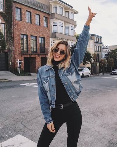 How To Style Jean Jackets: 12 Outfit Ideas To Copy - Cleo Madison -   16 style Jeans jacket ideas