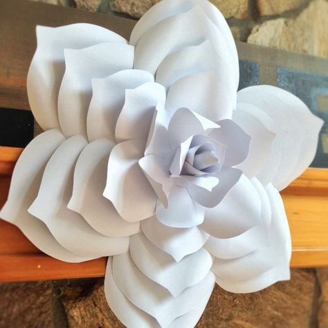 Paper Flower Template, DIY Paper Flower, Paper Flower Backdrop, Flower Template, Flower Pattern -   17 diy Decoracion papel ideas