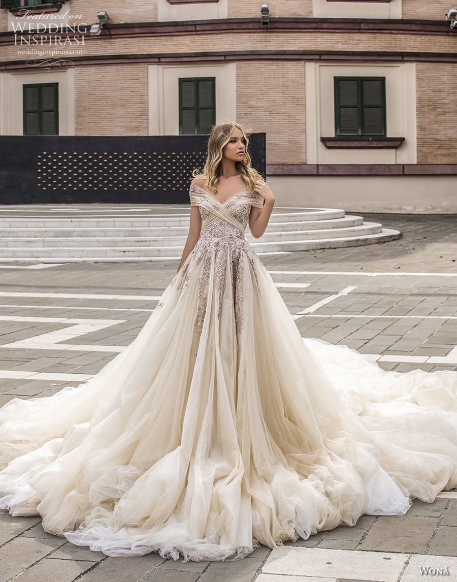 WON? Couture 2020 Wedding Dresses — “Aurora” Bridal Collection | Wedding Inspirasi -   18 beauty Dresses romantic ideas