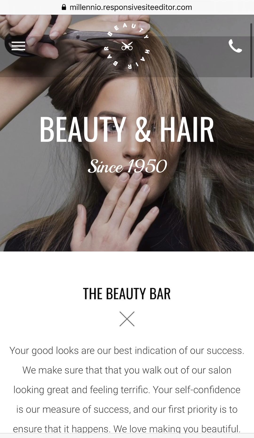 Millennio Design | Wow-worthy Websites for Business Minded Women -   18 beauty Salon banner ideas
