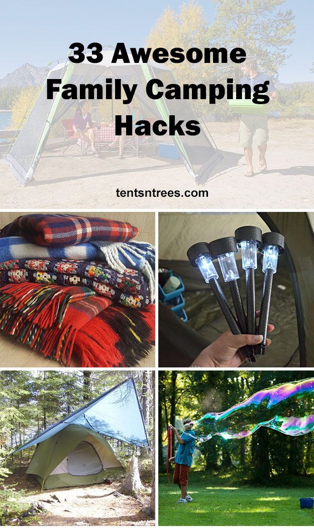 18 diy Outdoor camping ideas