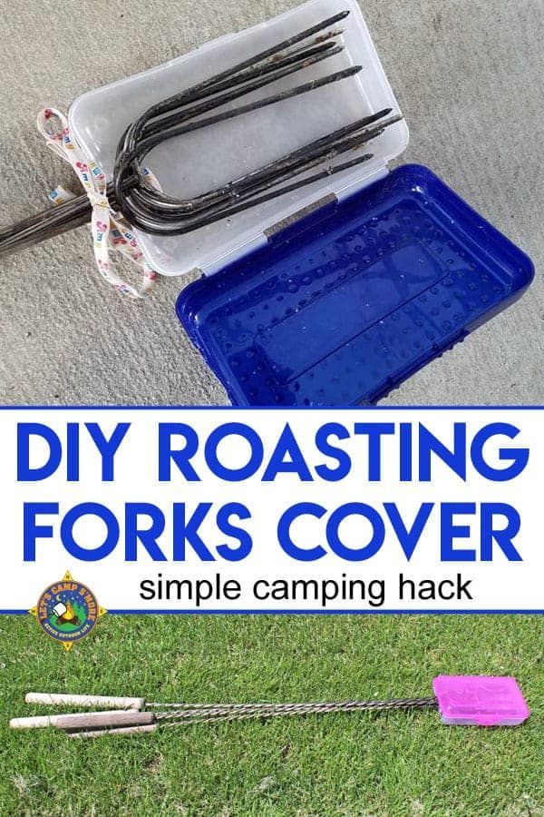 DIY Roasting Forks Cover Tutorial -   18 diy Outdoor camping ideas