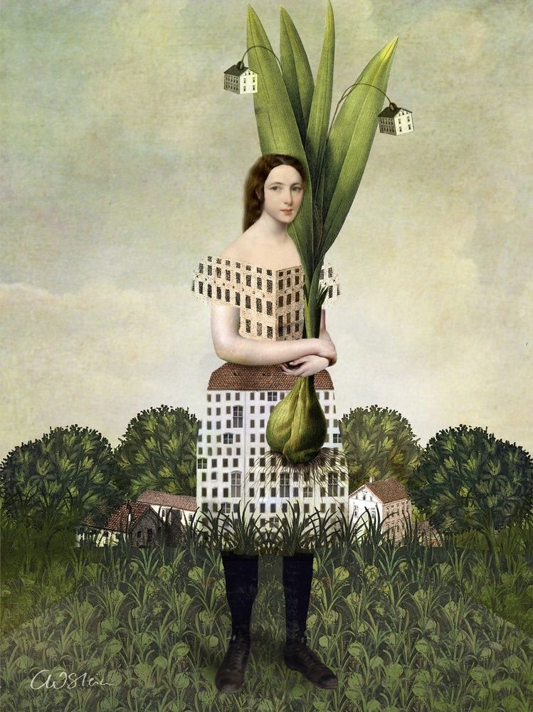 The Gardener Solid-Faced Canvas Print -   19 beauty Art surrealism ideas