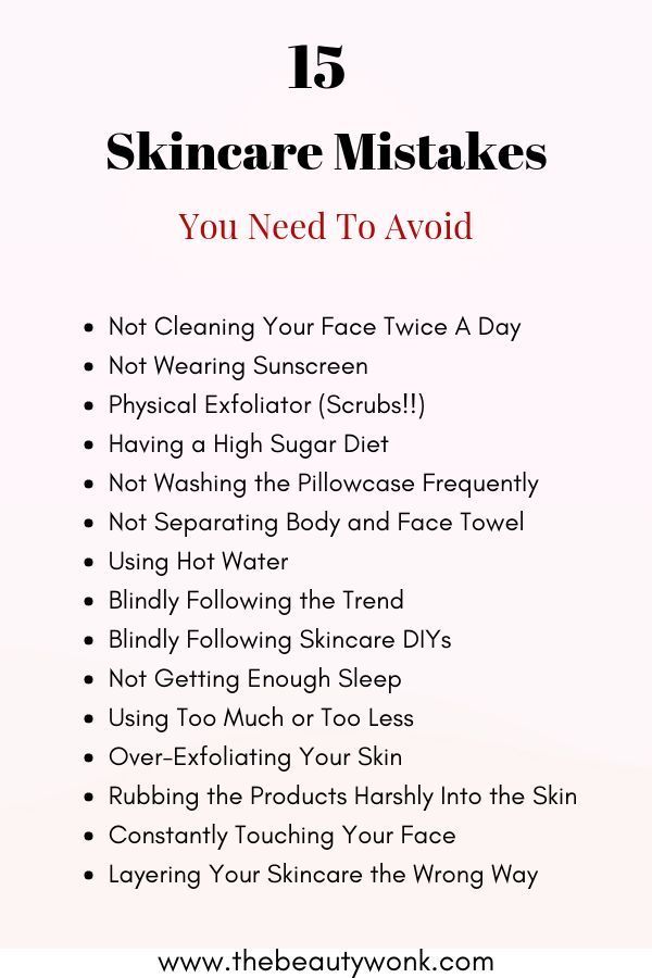 15 Skincare Mistakes You're Guilty Of & How To Fix Them -   19 beauty Tips products ideas