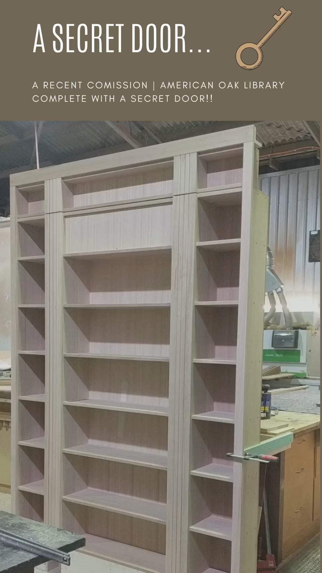 Secret Hidden Door -   19 diy Bookshelf with cabinets ideas