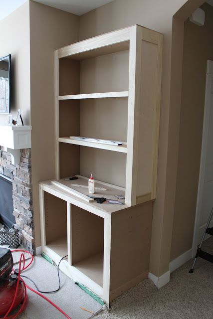 Feature Project: Holly and Brian's Fireplace Built Ins -   19 diy Bookshelf with cabinets ideas