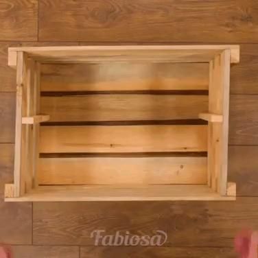 Wooden box. -   19 diy Bookshelf with cabinets ideas