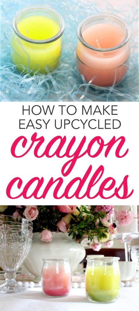 How to Make Quick and Easy Crayon Candles -   19 diy Easy candles ideas