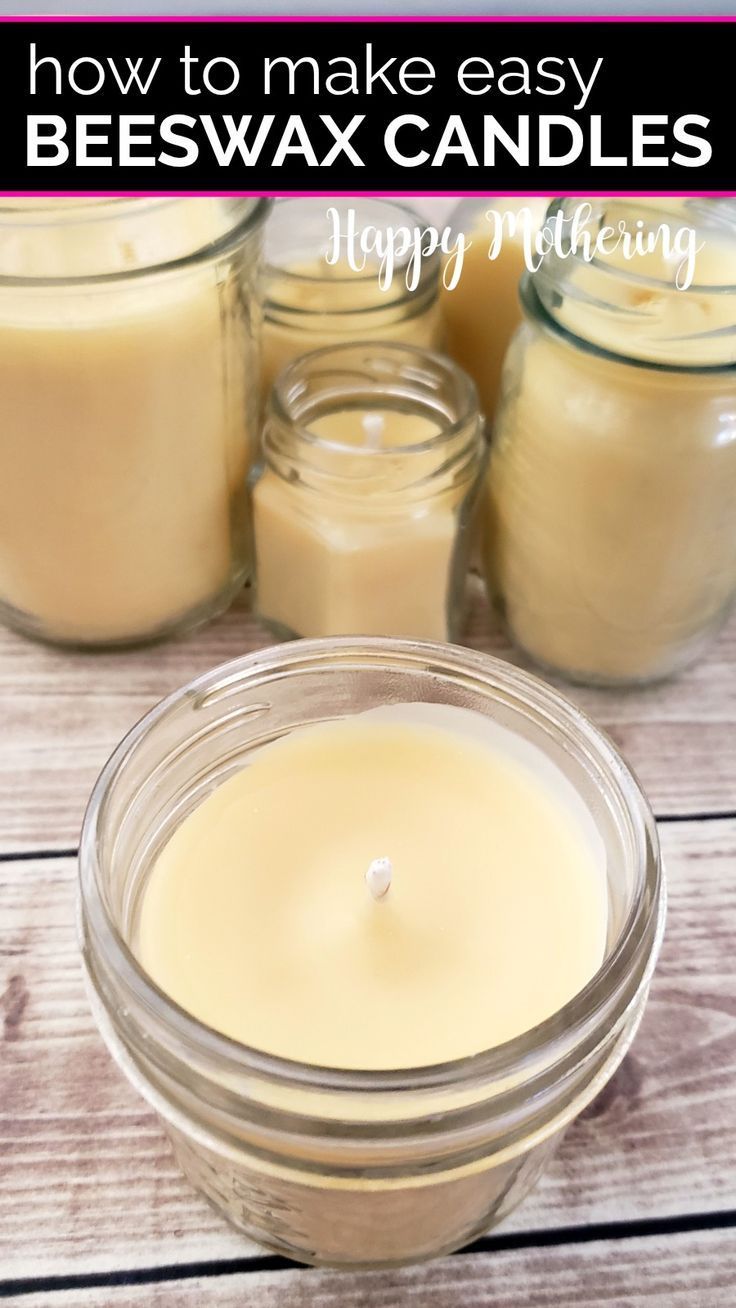 How to Make Easy DIY Beeswax Candles - Happy Mothering -   19 diy Easy candles ideas