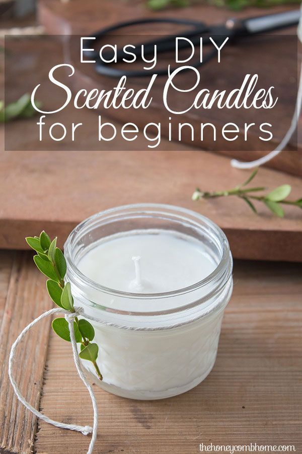 Easy Candle Making For Beginners - The Honeycomb Home -   19 diy Easy candles ideas