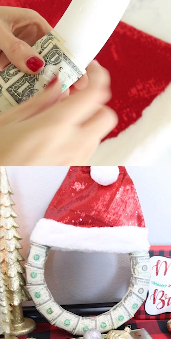 DIY Santa Wreath! -   19 diy Gifts for friends ideas