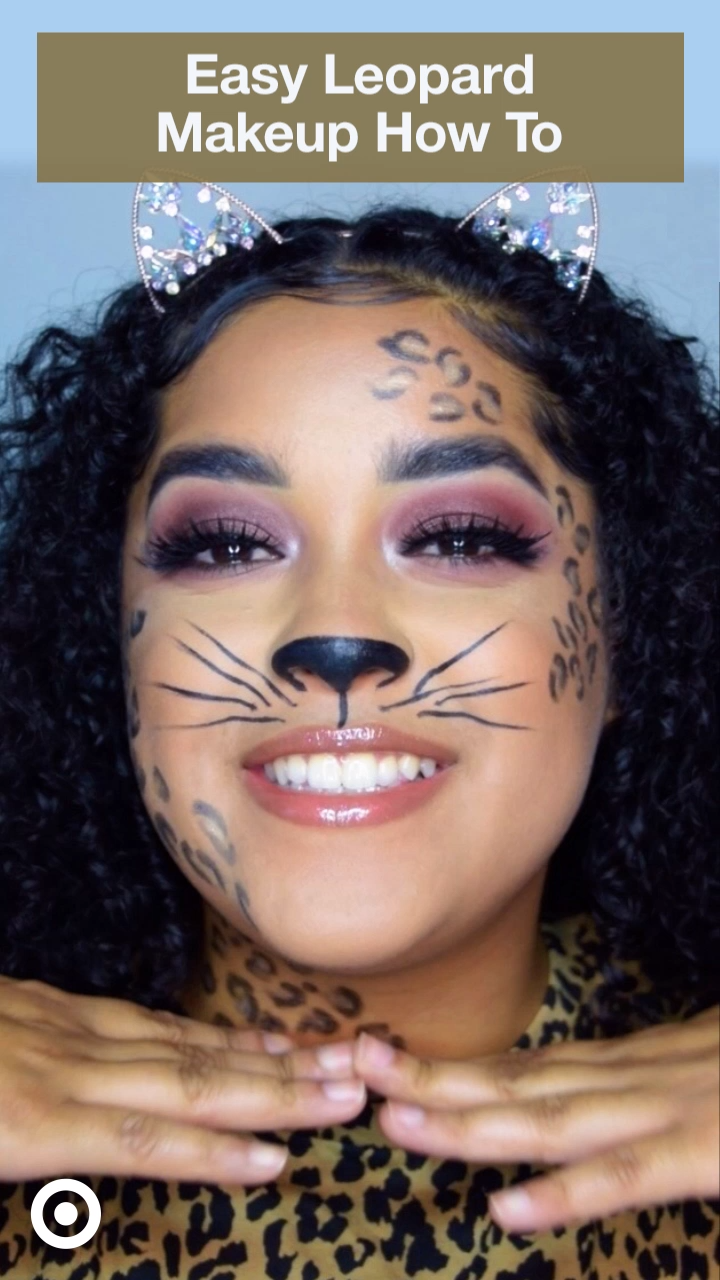 Kiana Mitchell Leopard Halloween Makeup Look Collection -   19 diy Halloween Costumes cat ideas