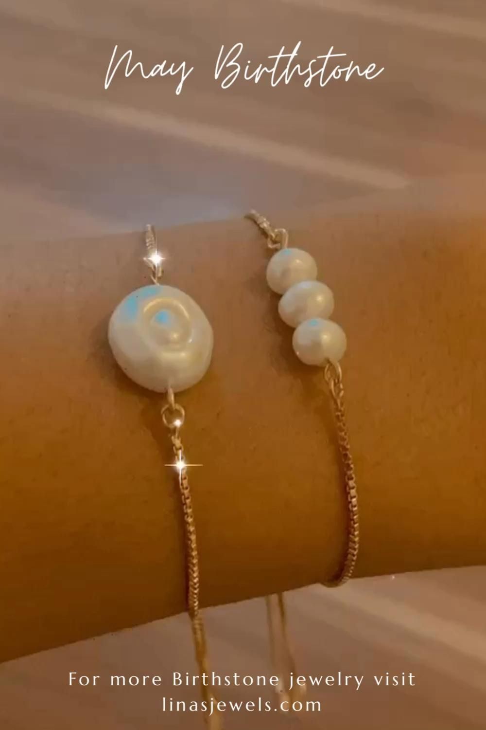 Freshwater pearls adjustable bracelet -   19 diy Jewelry minimalist ideas