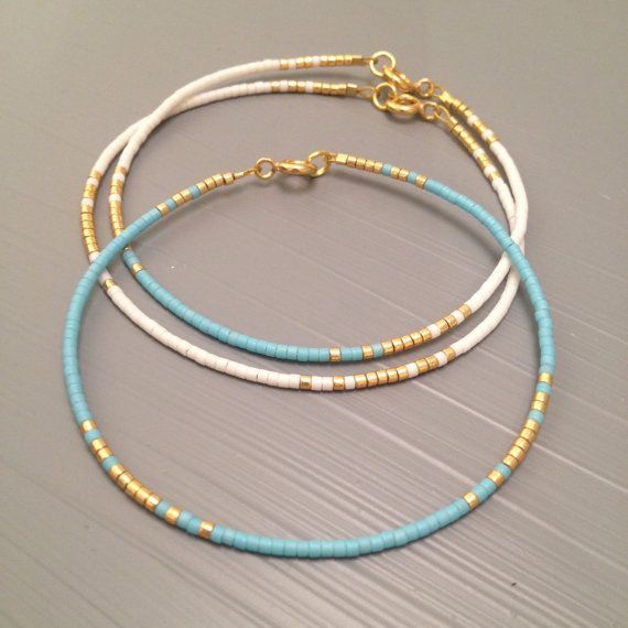 Simple jewelry Simple bracelet Everyday Bracelet Minimalist bracelet Aqua Bracelet -   19 diy Jewelry minimalist ideas