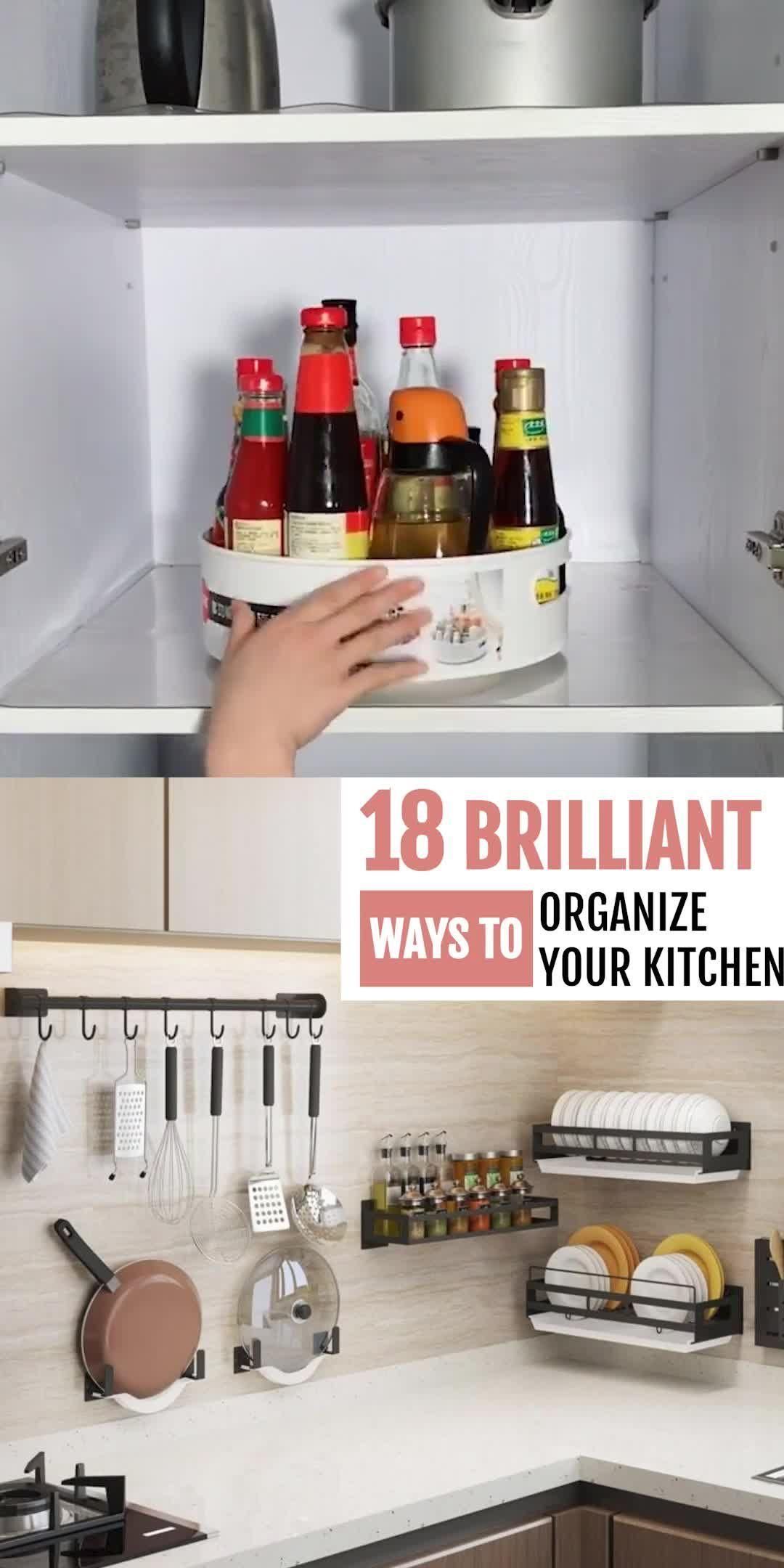 15 Kitchen Organization Ideas (Absolutely Brilliant) -   19 diy Kitchen tips ideas