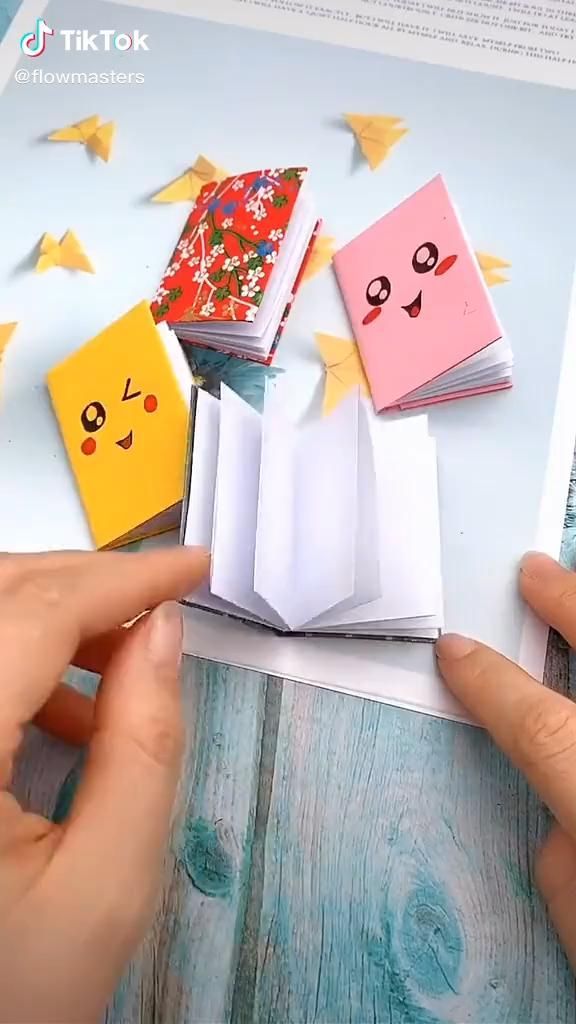how to make an origami notebook !!! -   19 diy Paper notebook ideas