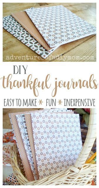 DIY Gratitude Journals -   19 diy Paper notebook ideas