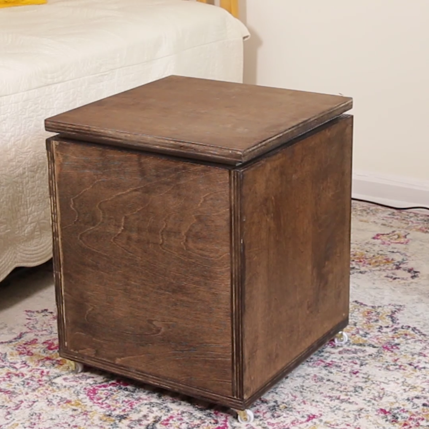This Convertible Cube Seat Is Perfect For People With Small Apartments -   19 diy Storage ottoman ideas