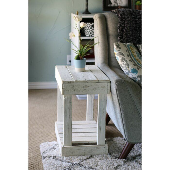 Frankford Slatted End Table -   19 diy Table side ideas