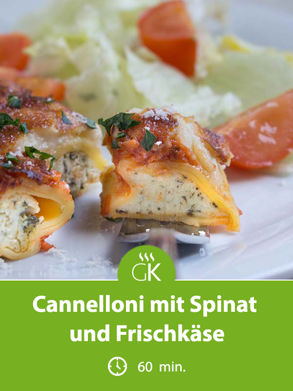 Cannelloni mit Spinat und Frischk?se -   19 fitness Rezepte spinat ideas