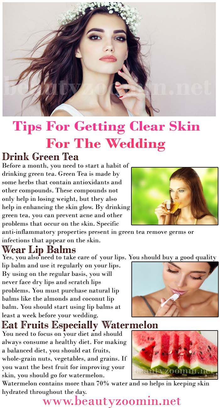 7 Tips For Getting Clear Skin For The Wedding - Beautyzoomin -   19 model beauty Routines ideas